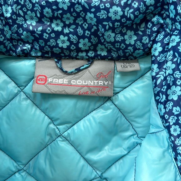 Free Country Down Vest size 10/12 - Picture 3 of 4